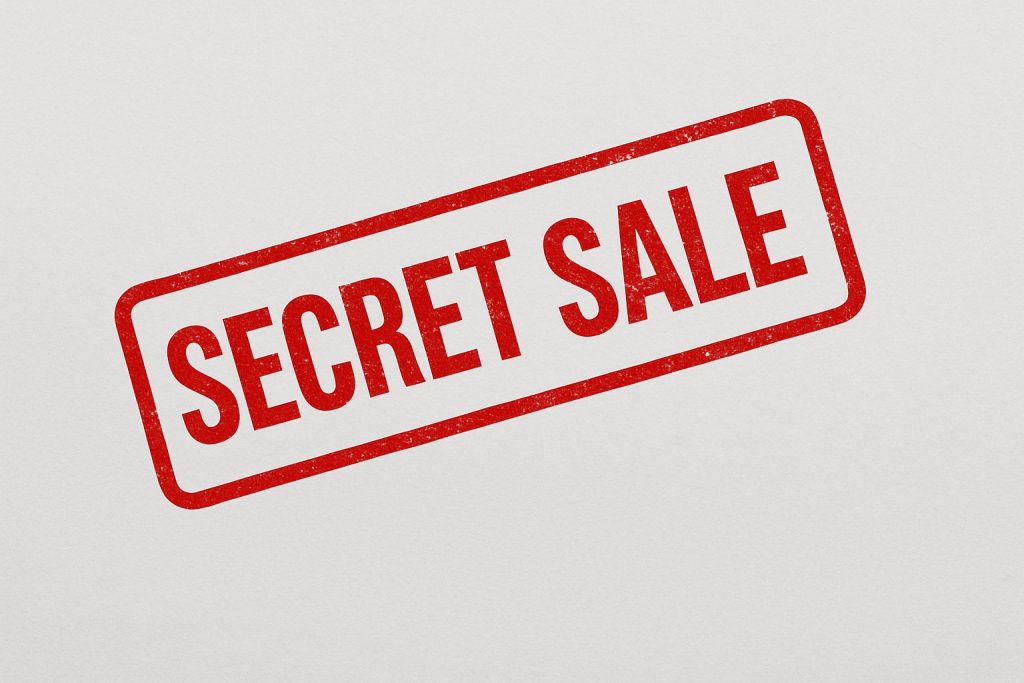 secret sale